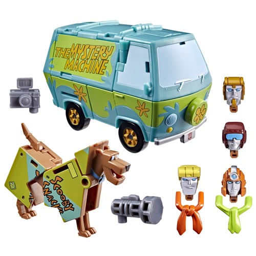 Transformers Gen Collab Figures - Scooby Doo x TRA Mash-Up - Mysterious Prime & Automutt