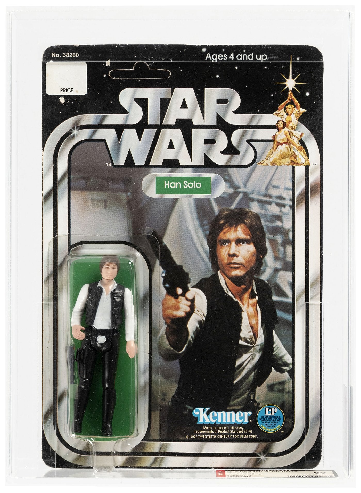 STAR WARS (1978) - HAN SOLO 12 BACK-A AFA 80 NM (SMALL HEAD)