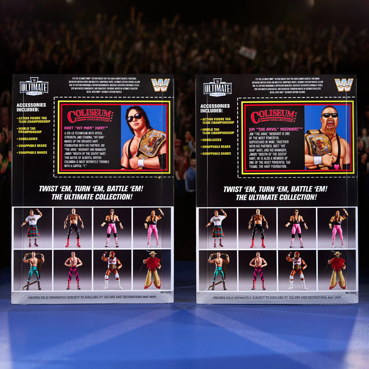 Coliseum Toy WWE Coliseum Collection Hart Foundation Action Figure 2-Pack – Titan Toyz