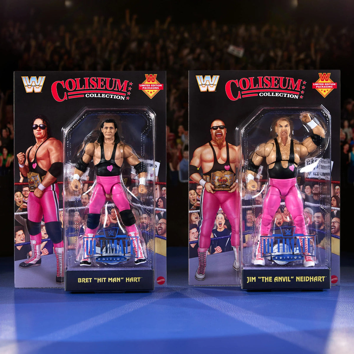 Coliseum Toy WWE Coliseum Collection Hart Foundation Action Figure 2-Pack – Titan Toyz