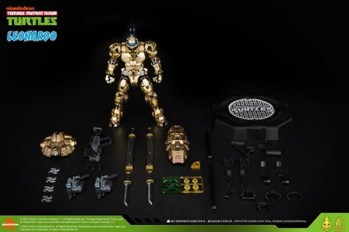 HEATBOYS HB0091 Teenage Mutant Ninja Turtles Leonardo Golden Version