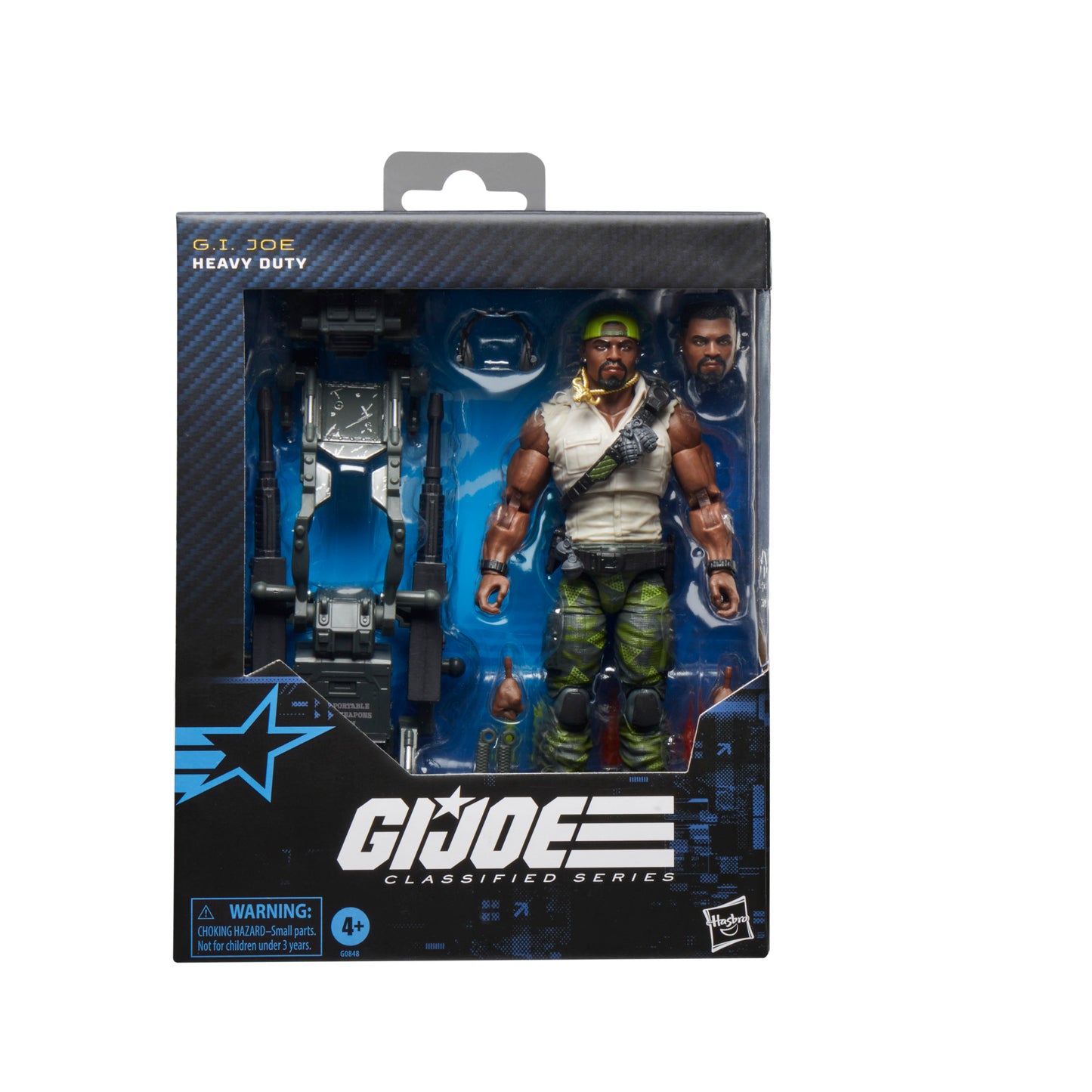 G.I. Joe Classified Series #150, Heavy Duty with Man-Portable Heavy Weapons System, 6” Action Figure