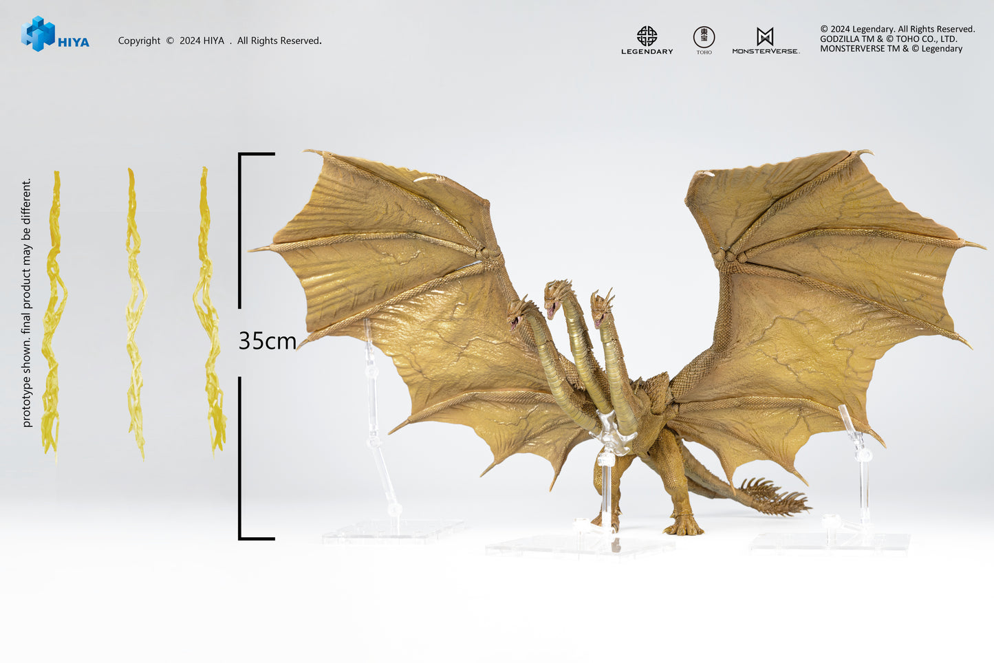 GODZILLA KOM EXQ BASIC KING GHIDORAH GRAVITY BEAM