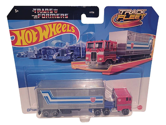 TRANSFORMERS HOT WHEELS TRACK FLEET OPTIMUS PRIME