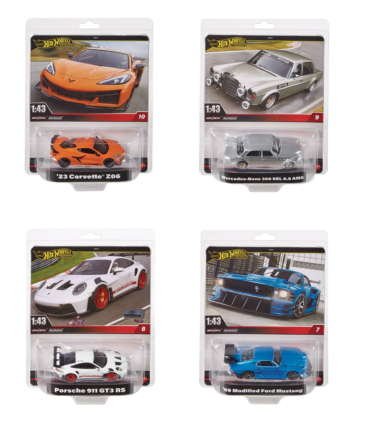 HOT WHEELS PREMIUM CAR CULTURE 1/43 DIE-CAST WAVE 4