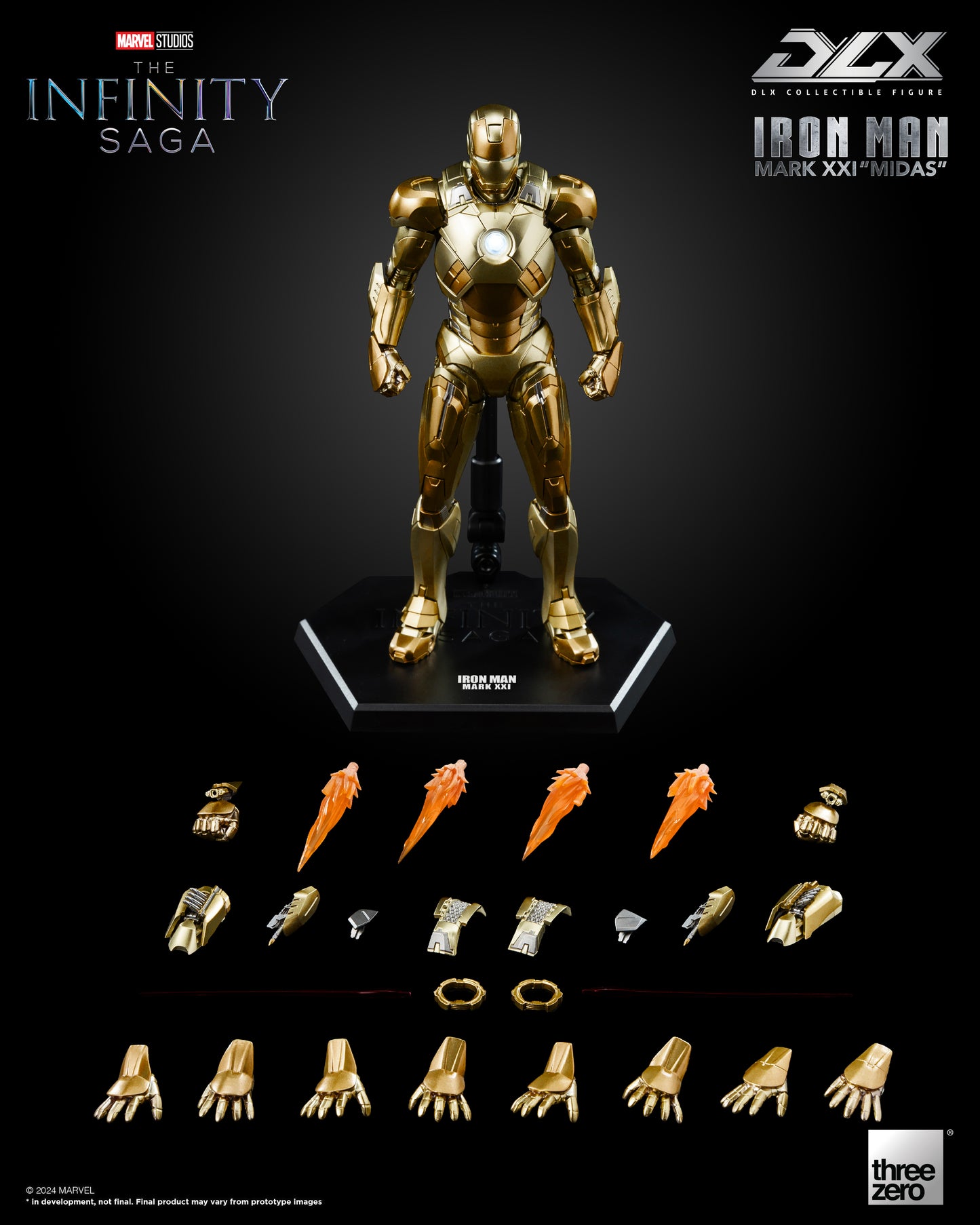 MARVEL INFINITY SAGA DLX IRON MAN MK 21 MIDAS