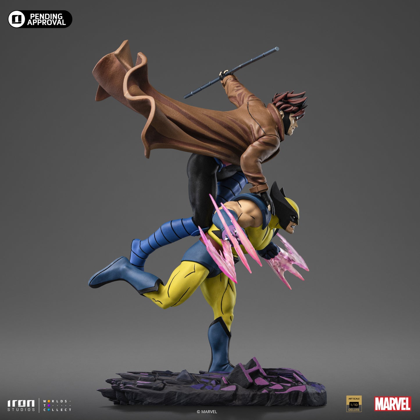 X-MEN 97 GAMBIT & WOLVERINE 1/10 SCALE STATUE