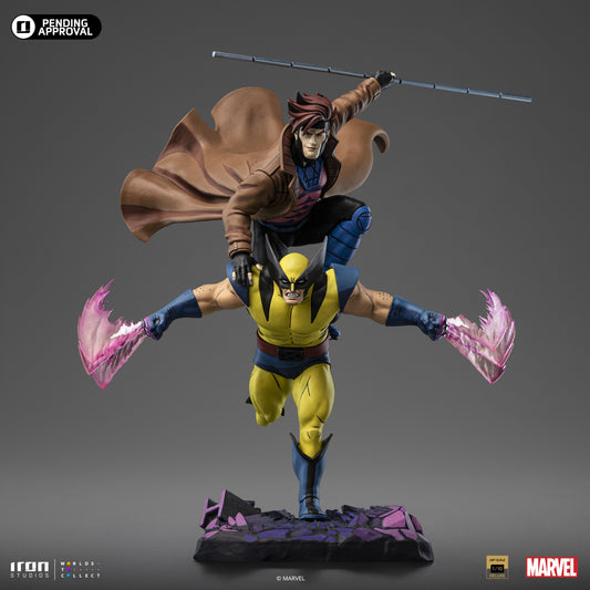 X-MEN 97 GAMBIT & WOLVERINE 1/10 SCALE STATUE