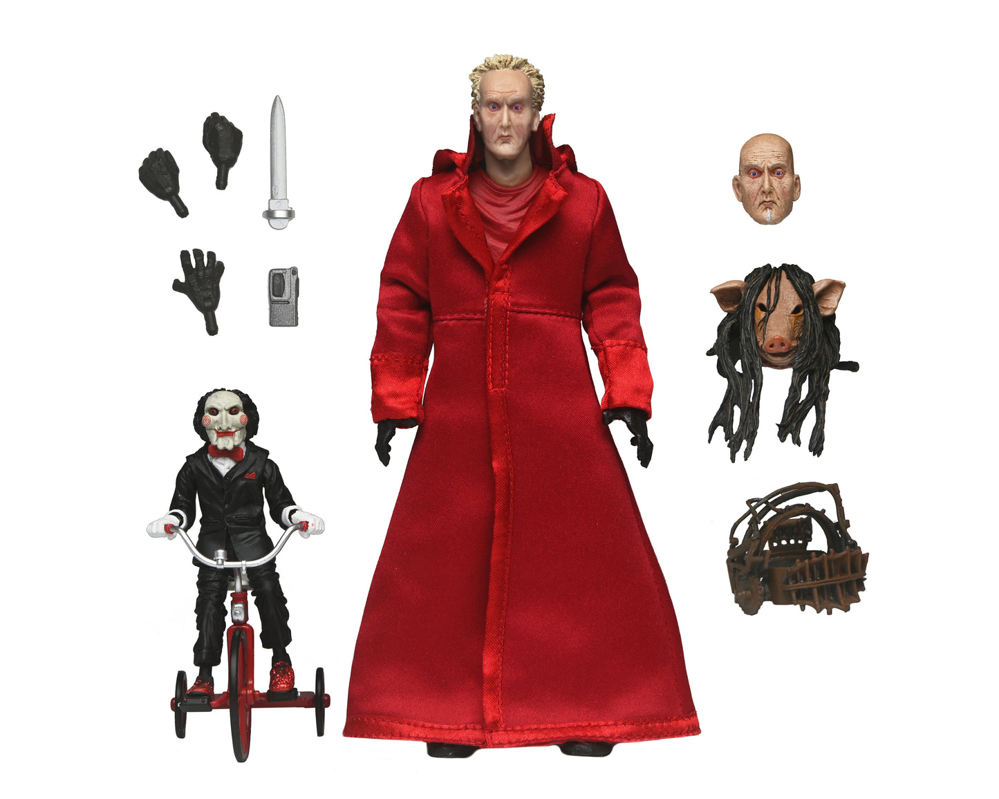 SAW ULTIMATE JIGSAW KILLER RED ROBE 7IN