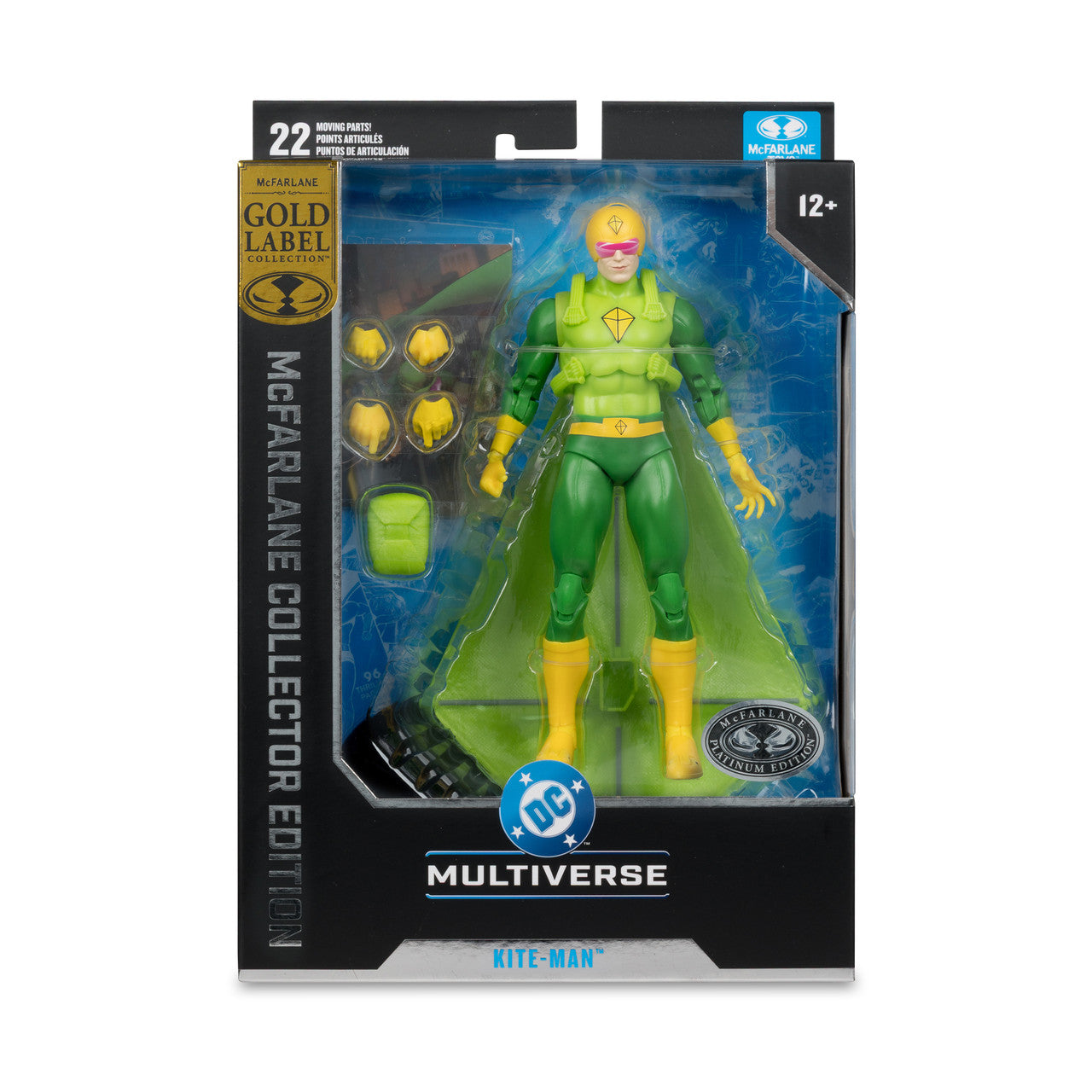 DC MCFARLANE COLLECTOR EDITION 7" - #43 KITEMAN (GOLD LABEL) **Chase Variant**