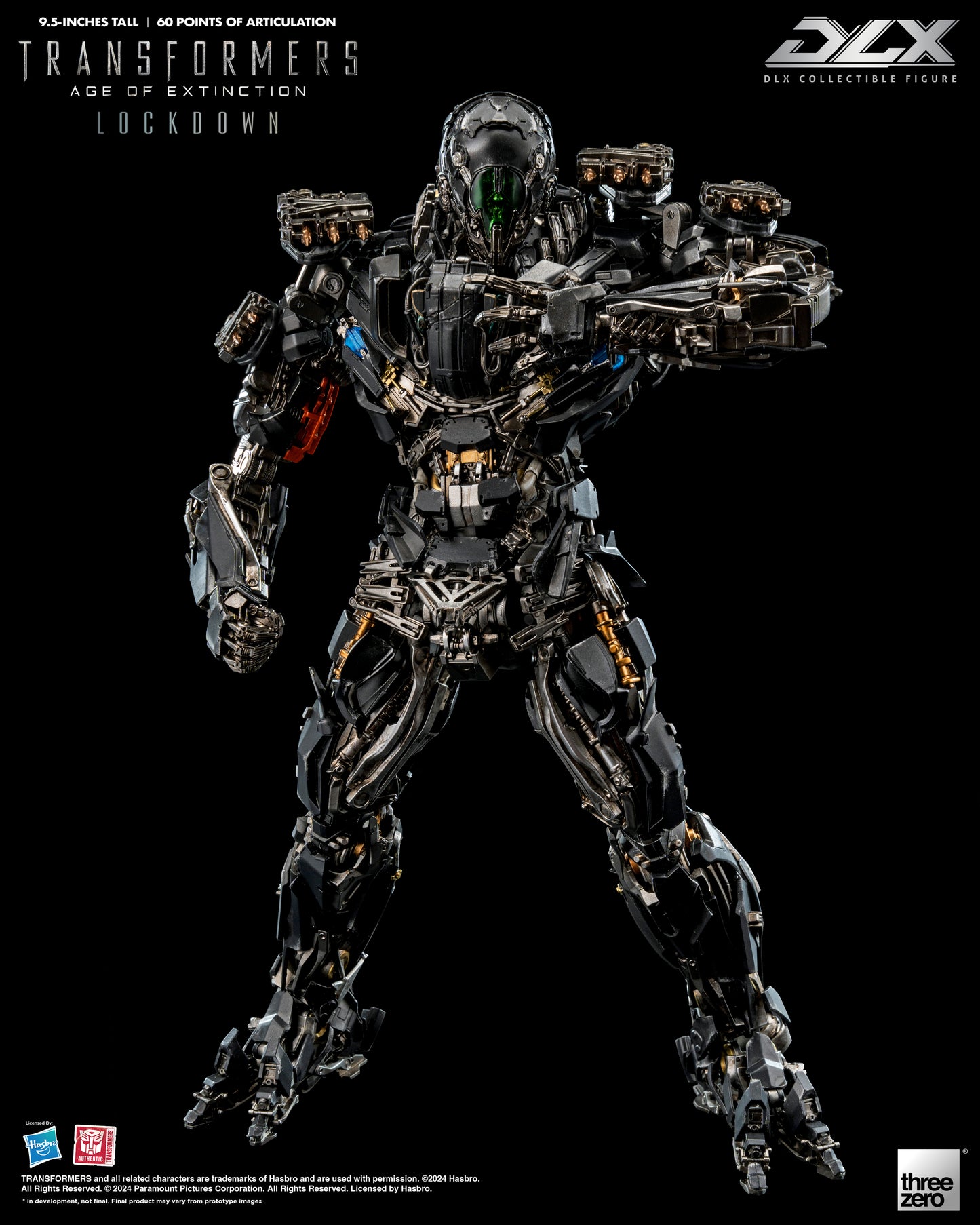 TRANSFORMERS AGE OF EXTINCTION DLX LOCKDOWN