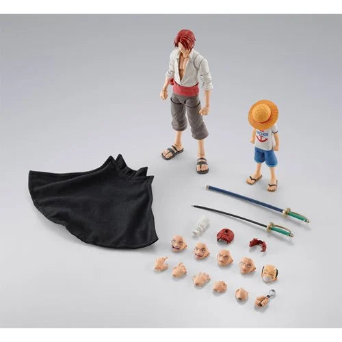 One Piece Shanks and Monkey D. Luffy Childhood S.H.Figuarts Action Figure