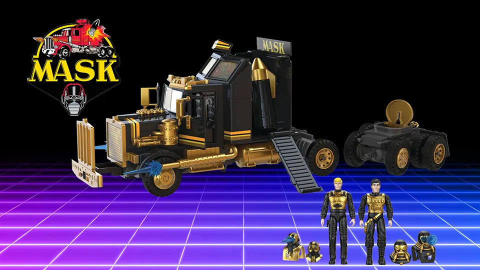 M.A.S.K. 40th Anniversary Black and Gold Mobile Defense *Exclusive*