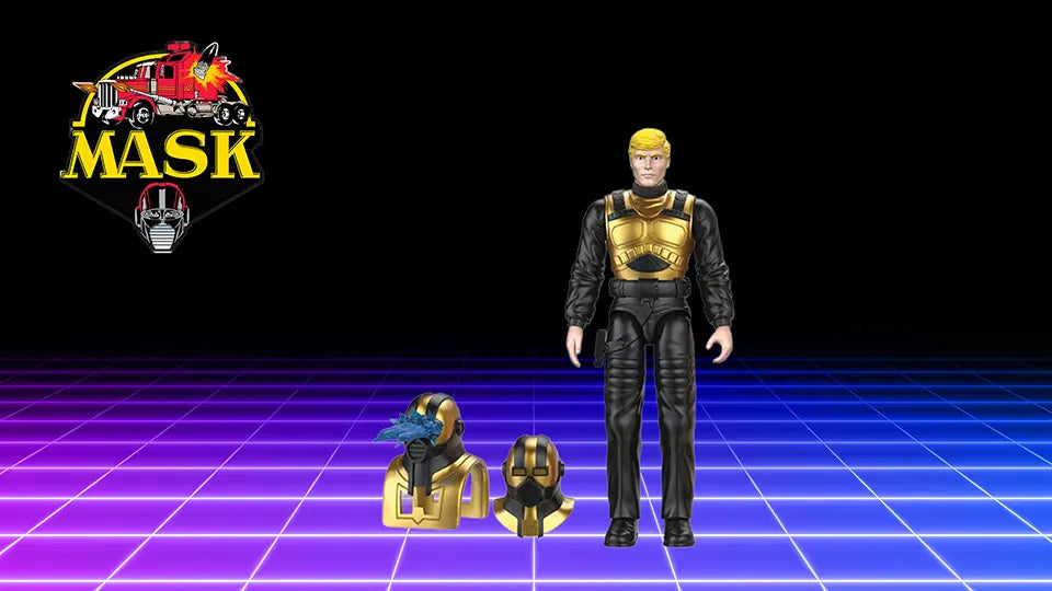 M.A.S.K. 40th Anniversary Black and Gold Mobile Defense *Exclusive*