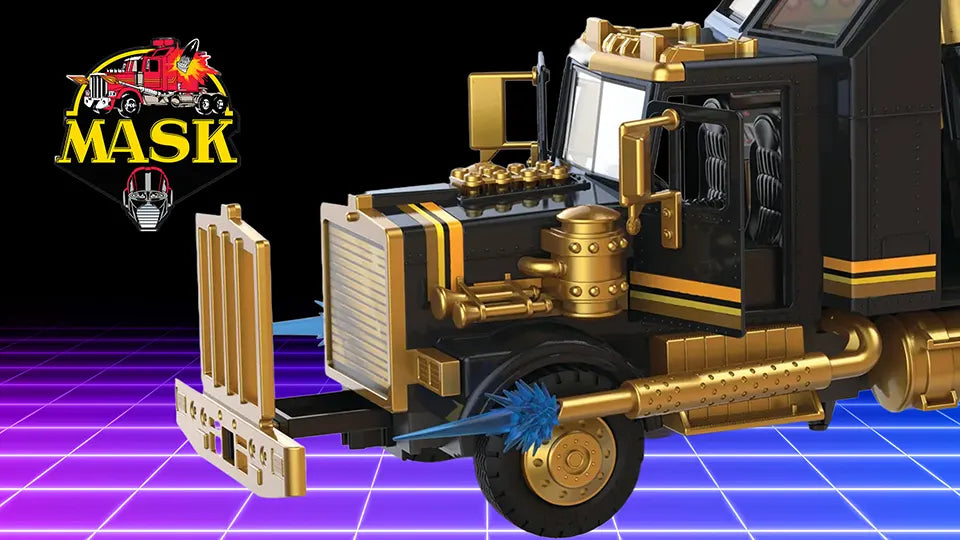 M.A.S.K. 40th Anniversary Black and Gold Mobile Defense *Exclusive*