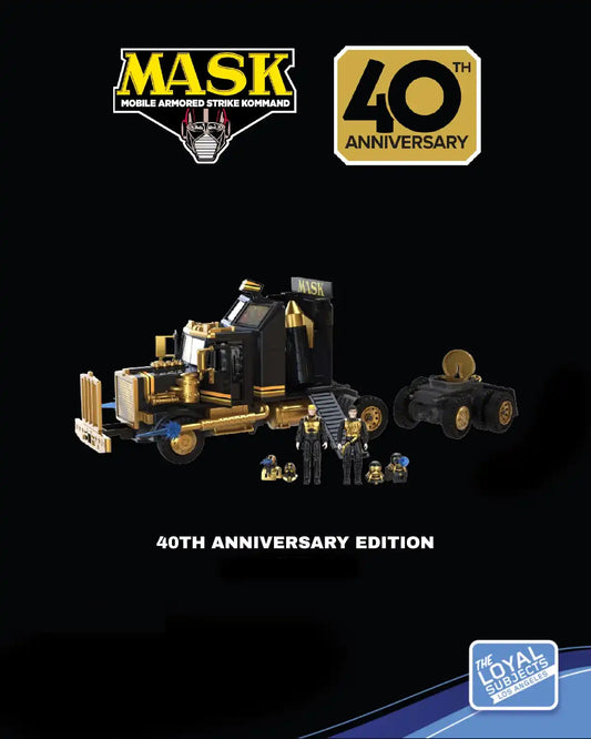 M.A.S.K. 40th Anniversary Black and Gold Mobile Defense *Exclusive*