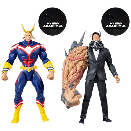 My Hero Academia Figures - 7" Scale All Might Vs All For One 2-Pack
