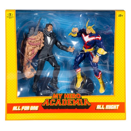 My Hero Academia Figures - 7" Scale All Might Vs All For One 2-Pack