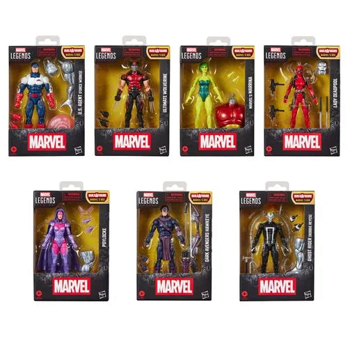 Marvel Legends Box Series 6-Inch Action Figures Case of 7
