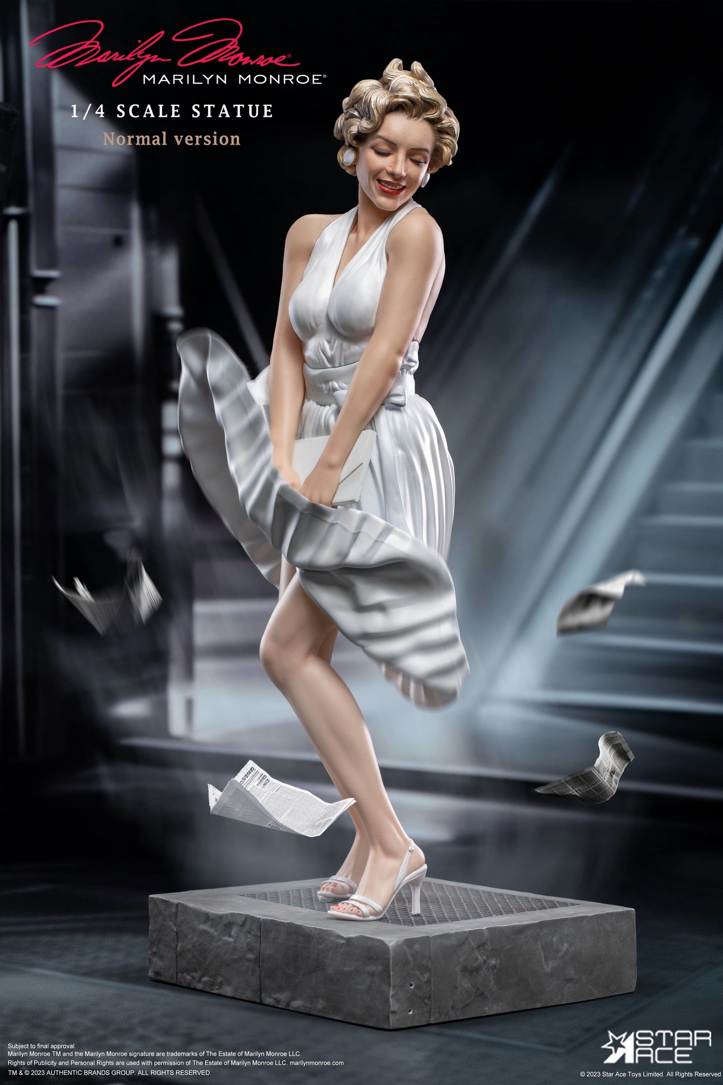 HOLLYWOOD LEGENDS SER MARILYN MONROE 1/4 POLYRESIN STATUE