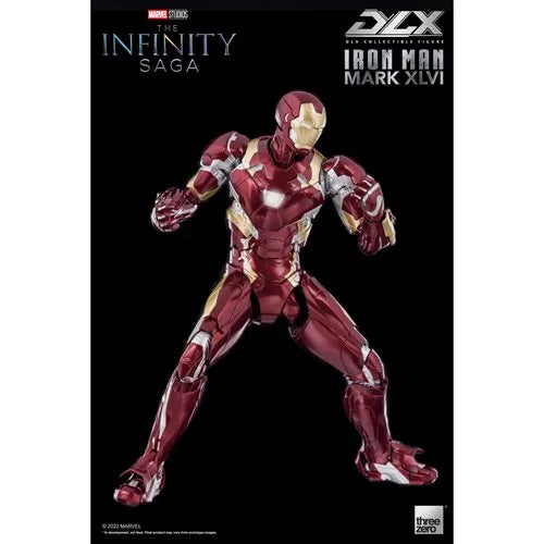 Avengers: Infinity Saga Iron Man Mark 46 DLX 1:12 Scale Action Figure **Reissue**