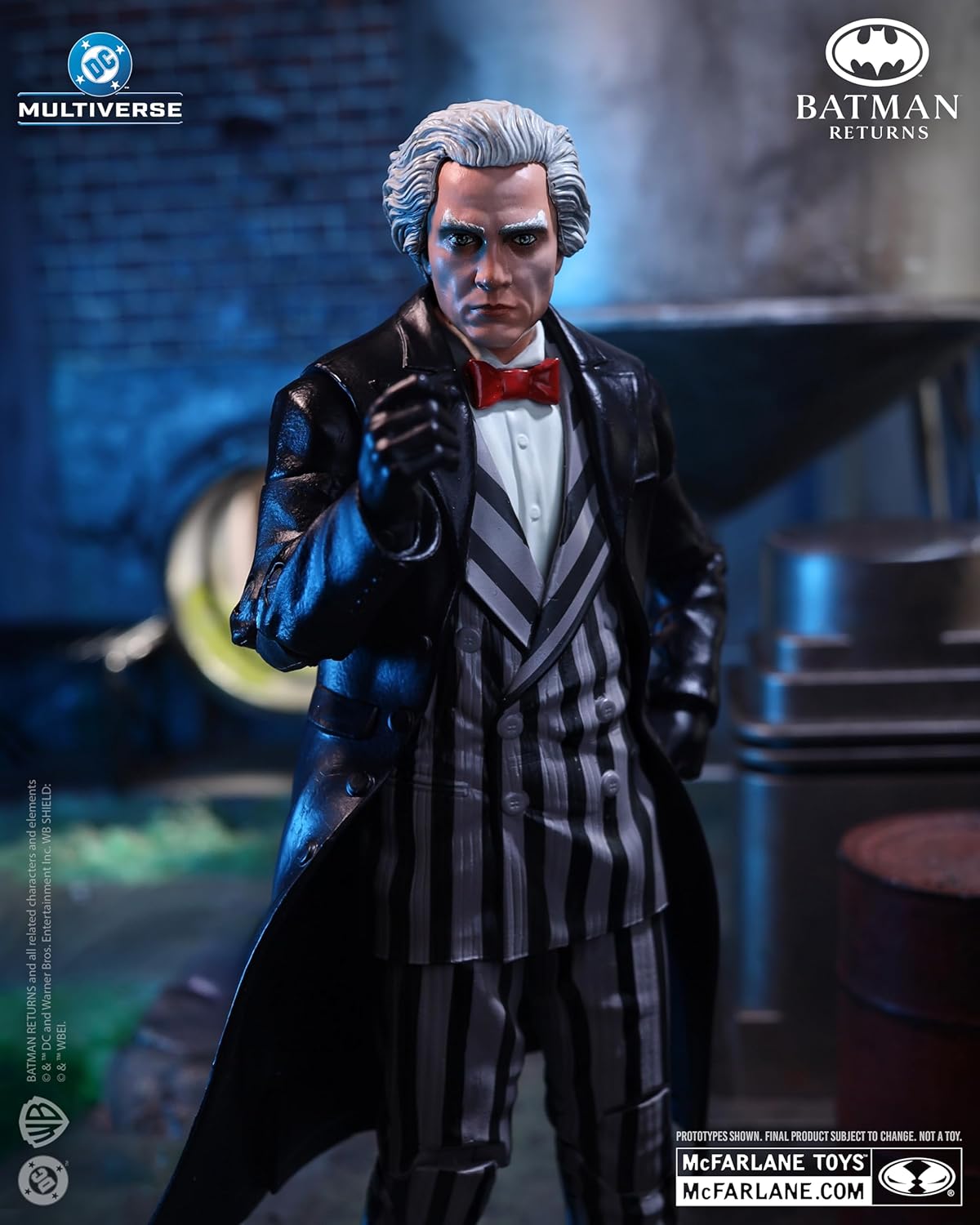 McFarlane DC Multiverse Max Shreck (Batman Returns) 7in Action Figure (Deluxe Theatrical Edition) Toys Red Platinum Edition