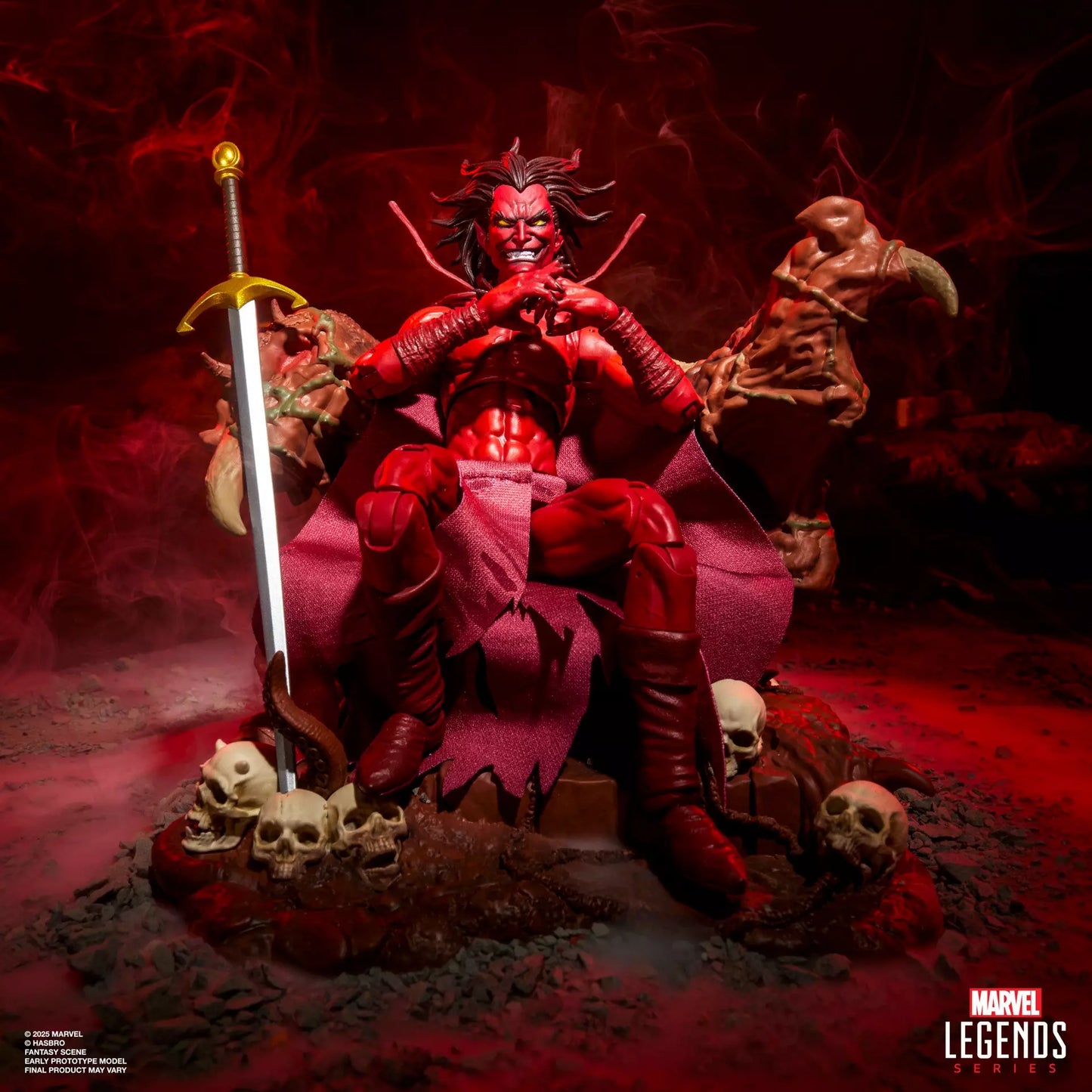 Marvel Legends Series Marvel’s Mephisto with Infernal Throne **Exclusive**