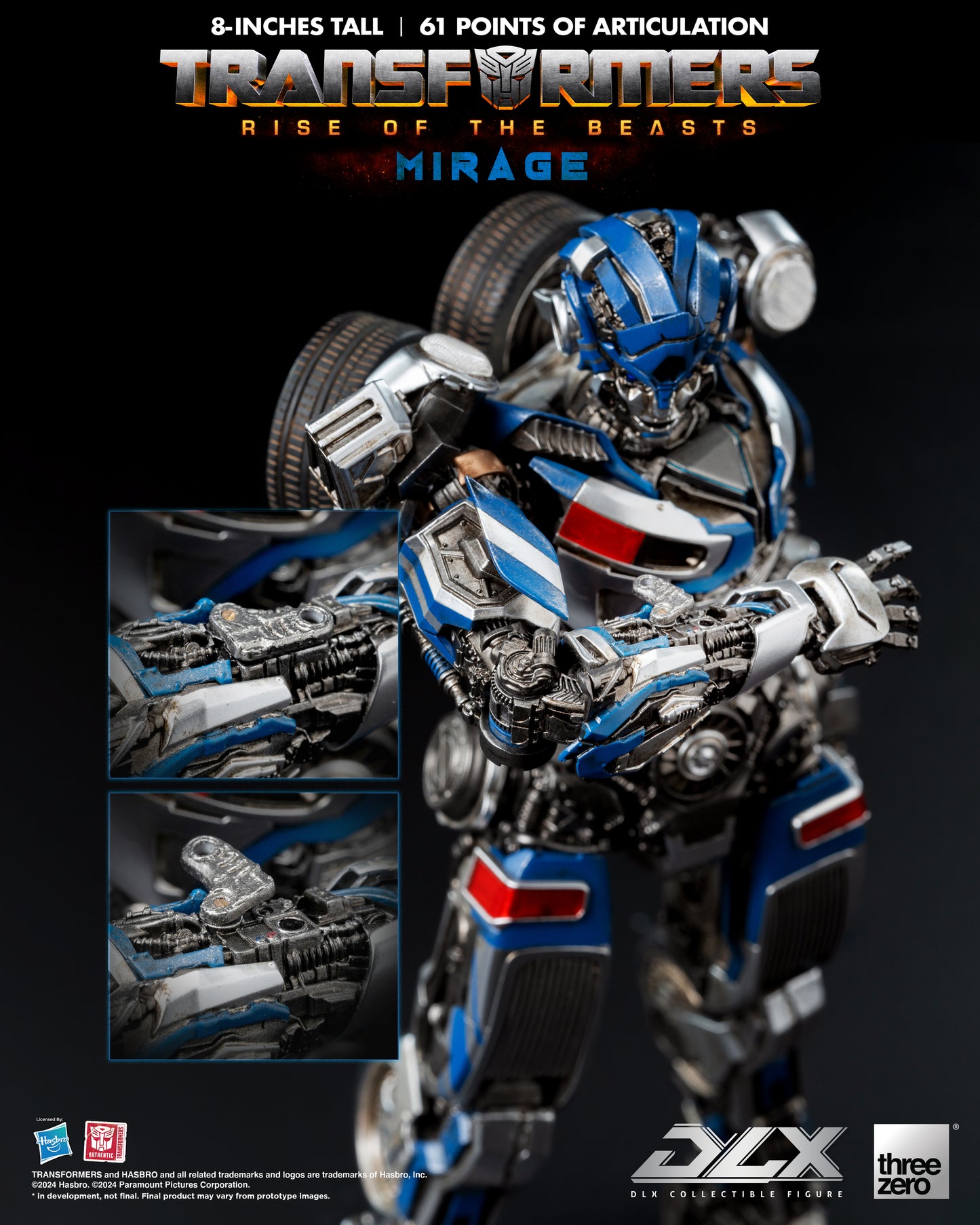 TRANSFORMERS RISE OF THE BEASTS DLX MIRAGE