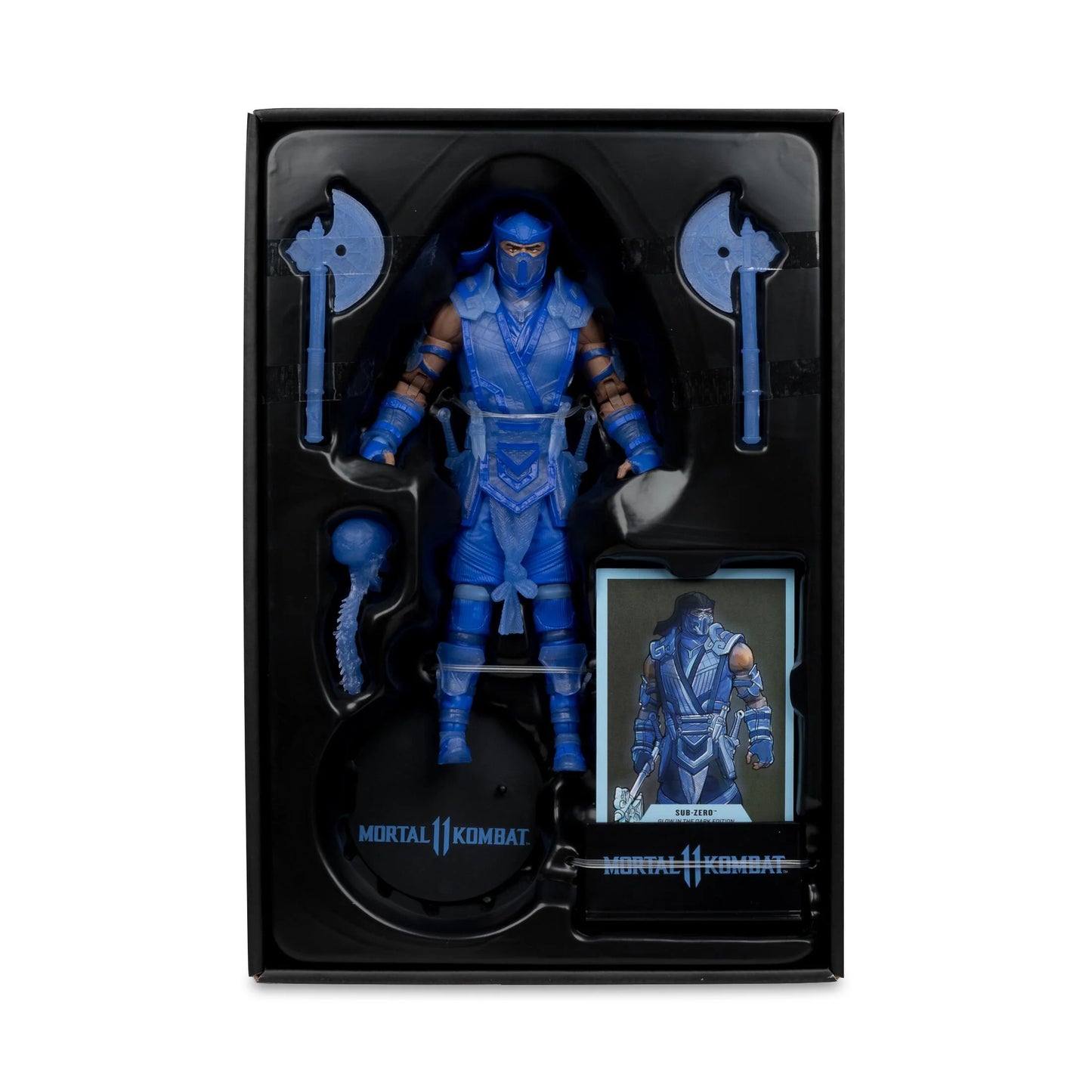 Mortal Kombat 11 7 Inch Action Figure Exclusive - Sub Zero Glow In The Dark Gold Label