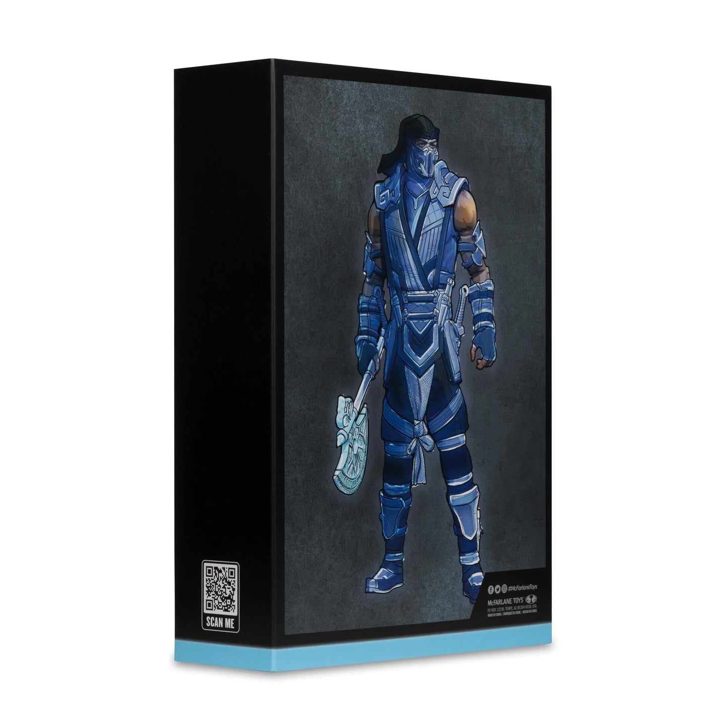 Mortal Kombat 11 7 Inch Action Figure Exclusive - Sub Zero Glow In The Dark Gold Label