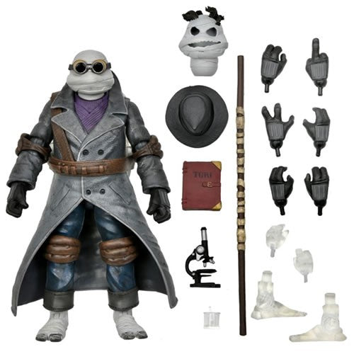 TMNT 7" Scale Figures - TMNT x Universal Monsters - Ultimate Donatello As The Invisible Man