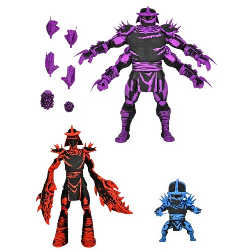 TMNT 7" Scale Figures - Mirage Comics - Shredder Clones Box Set