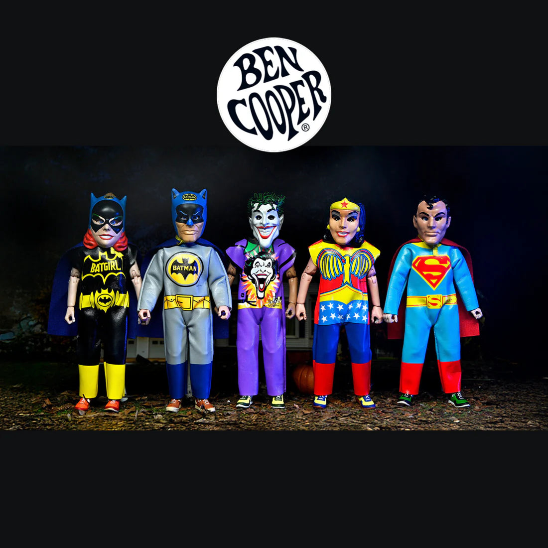 DC Comics x Ben Cooper Costume Kids Collection – Series 5 Bundle (Batgirl, Batman, Joker, Superman, Wonder Woman)