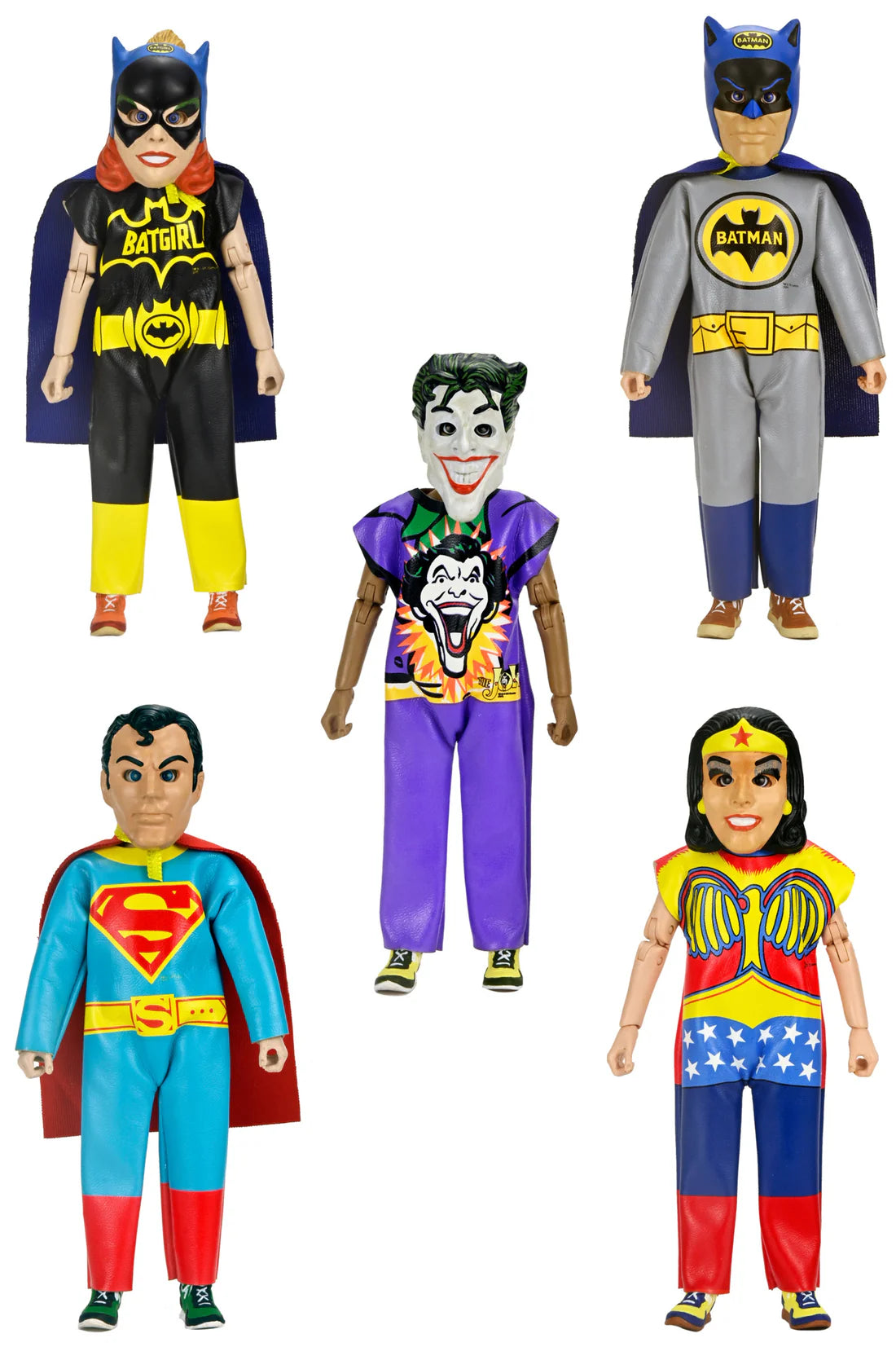 DC Comics x Ben Cooper Costume Kids Collection – Series 5 Bundle (Batgirl, Batman, Joker, Superman, Wonder Woman)