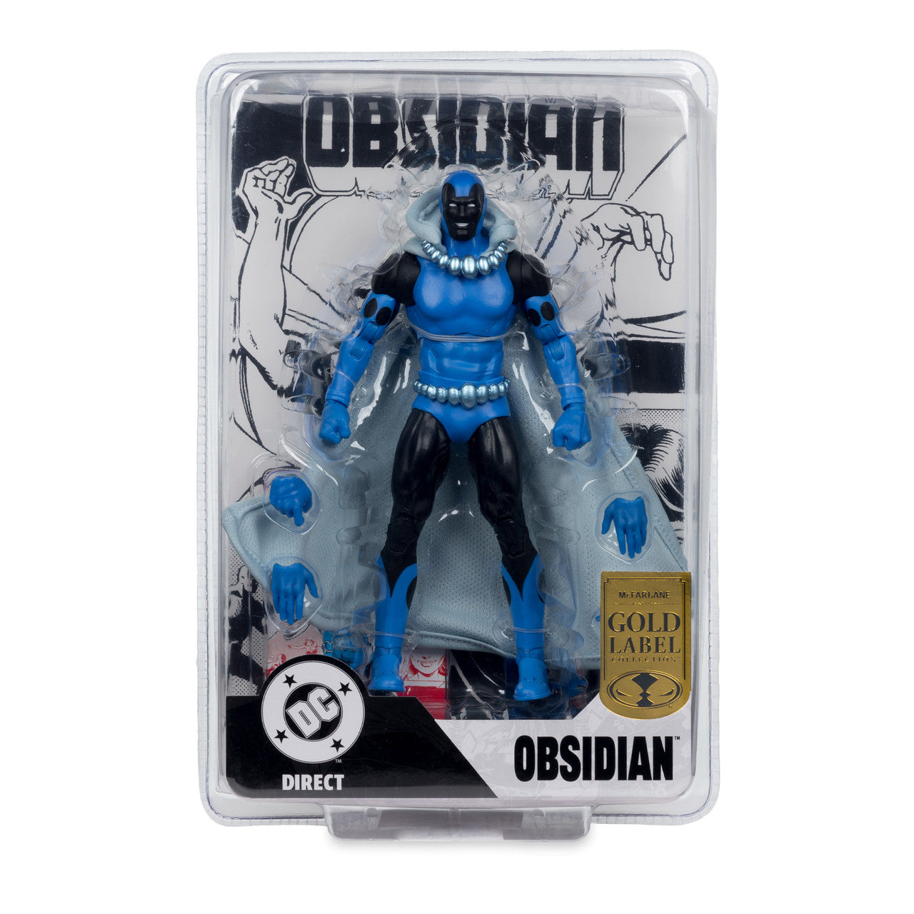 Obsidian (Infinity Inc #16) w/Lithograph Gold Label 7" Figure