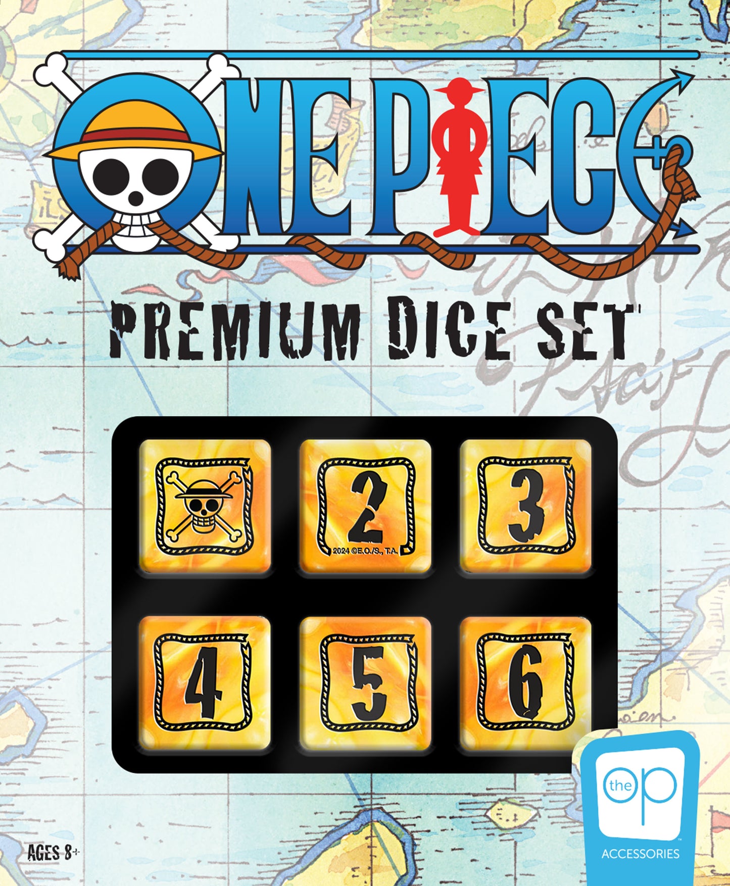 ONE PIECE PREMIUM 6 SIDED DICE SET