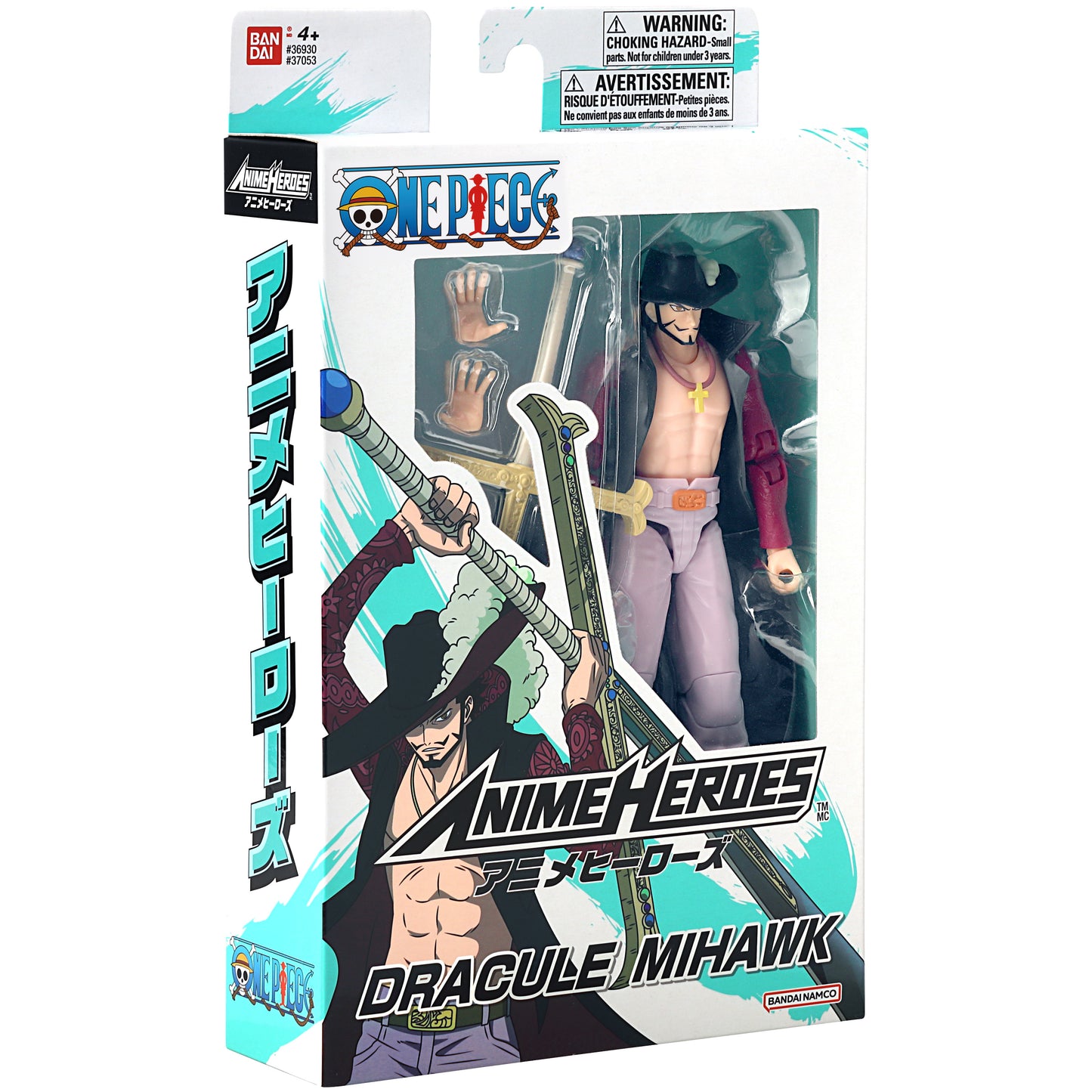 ONE PIECE ANIME HEROES DRACULE MIHAWK 6.5IN Figure