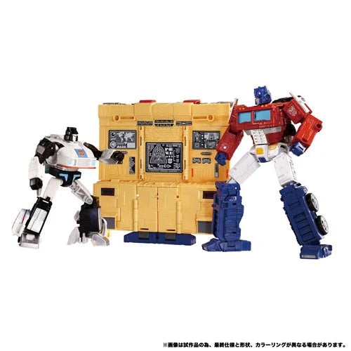 Transformers Dramatic Capture Series DCS-2 Autobot Headquarters Jazz, Mainframe, and Optimus Prime Set