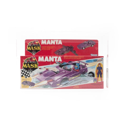 KENNER 1987 MASK AFA 80+ MANTA RACING SERIES - VINTAGE FACTORY SEALED CASE