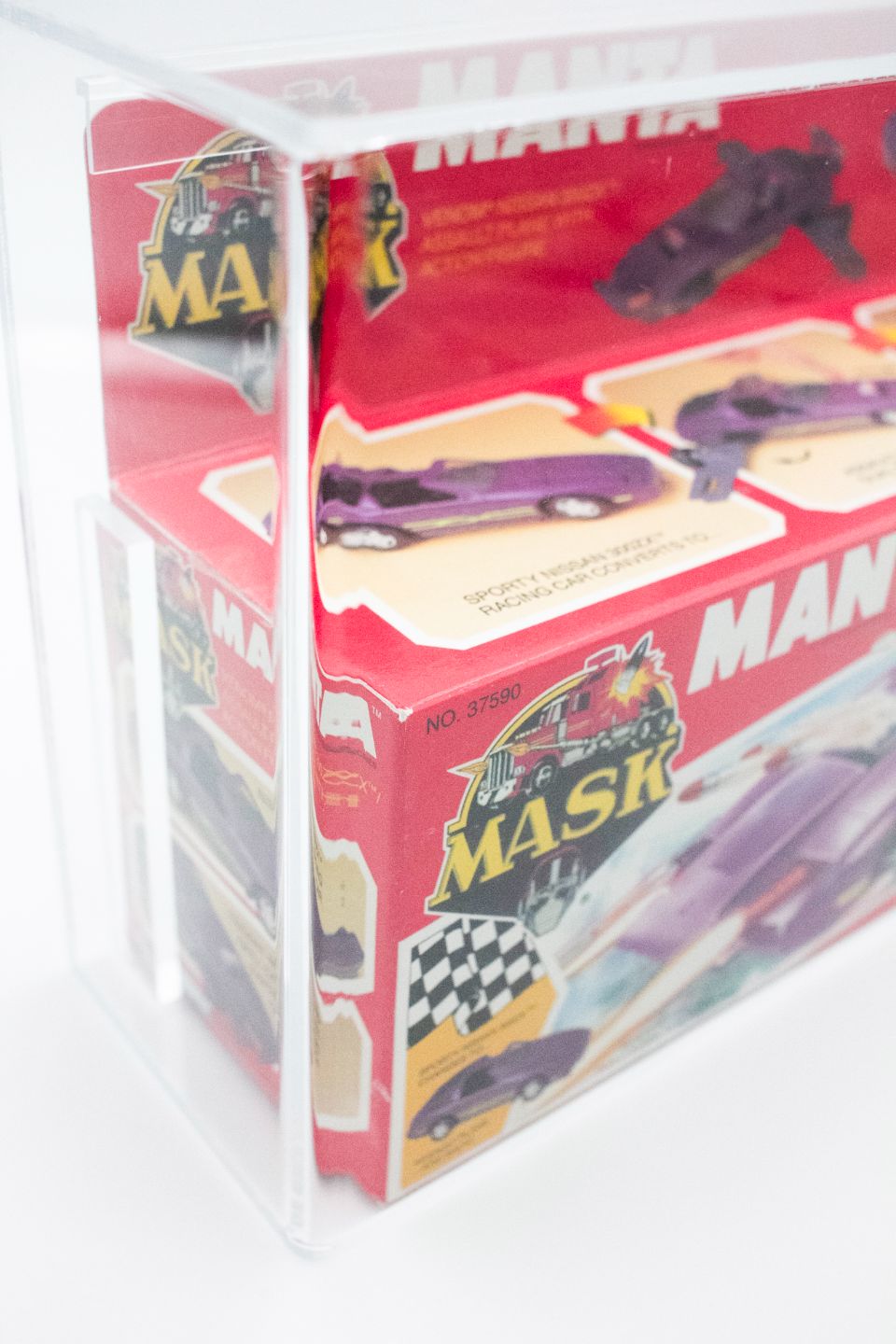 KENNER 1987 MASK AFA 80+ MANTA RACING SERIES - VINTAGE FACTORY SEALED CASE