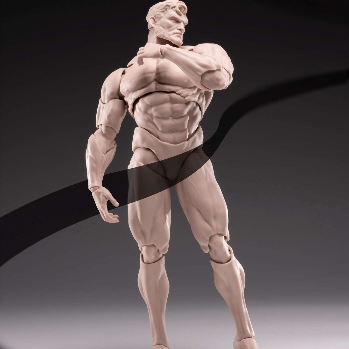 INART- Blank Male Body 1/12 Action Figure (White)