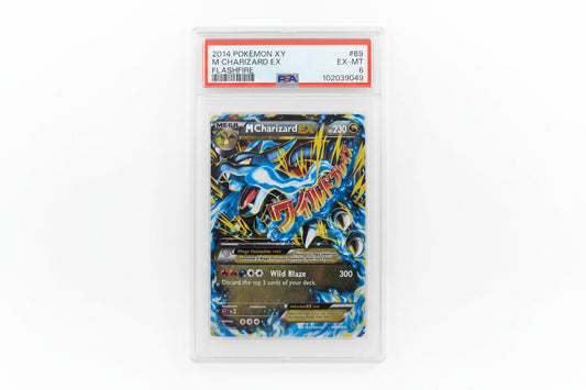 2014 Pokemon XY M Charizard EX Flashfire Grade 6
