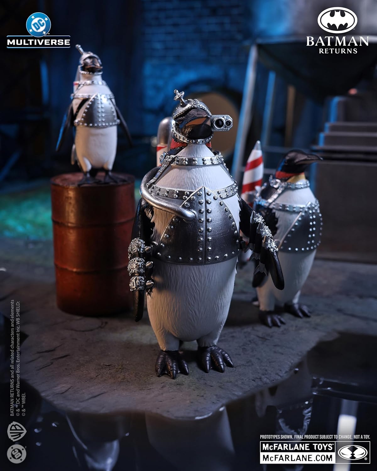 DC Theatrical Deluxe 7IN WV2 - Commando Penguins Pack (Batman Returns)(Gold Label)