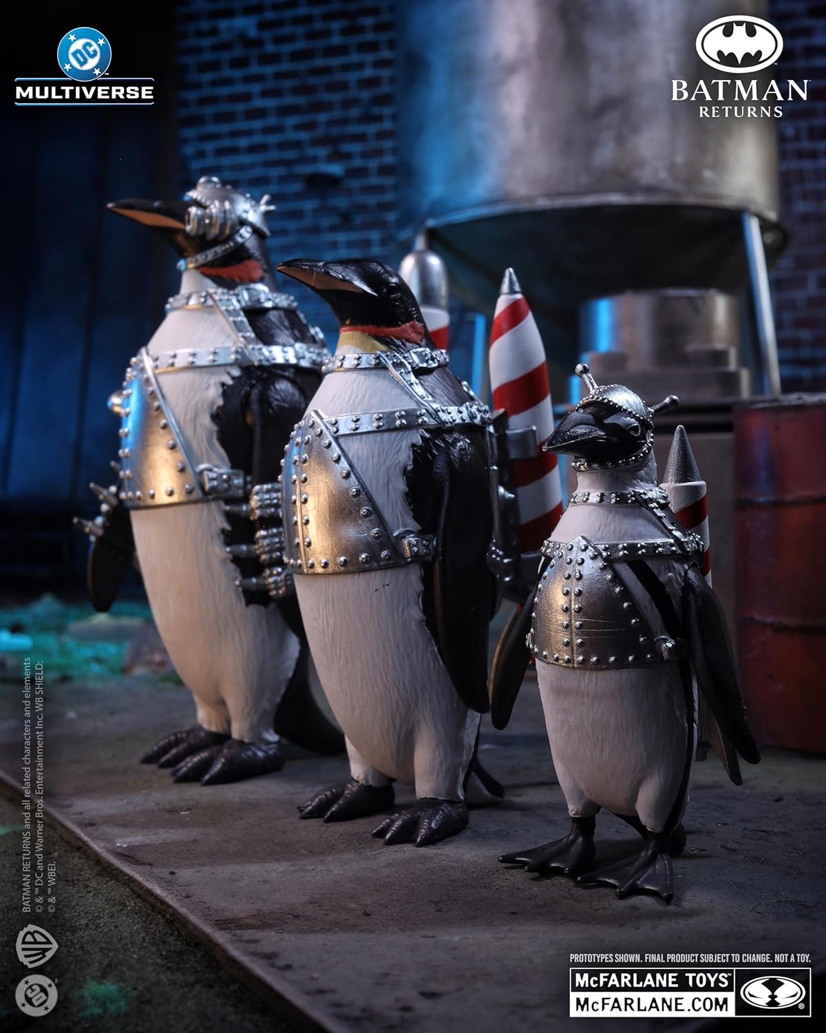 DC Theatrical Deluxe 7IN WV2 - Commando Penguins Pack (Batman Returns)(Gold Label)