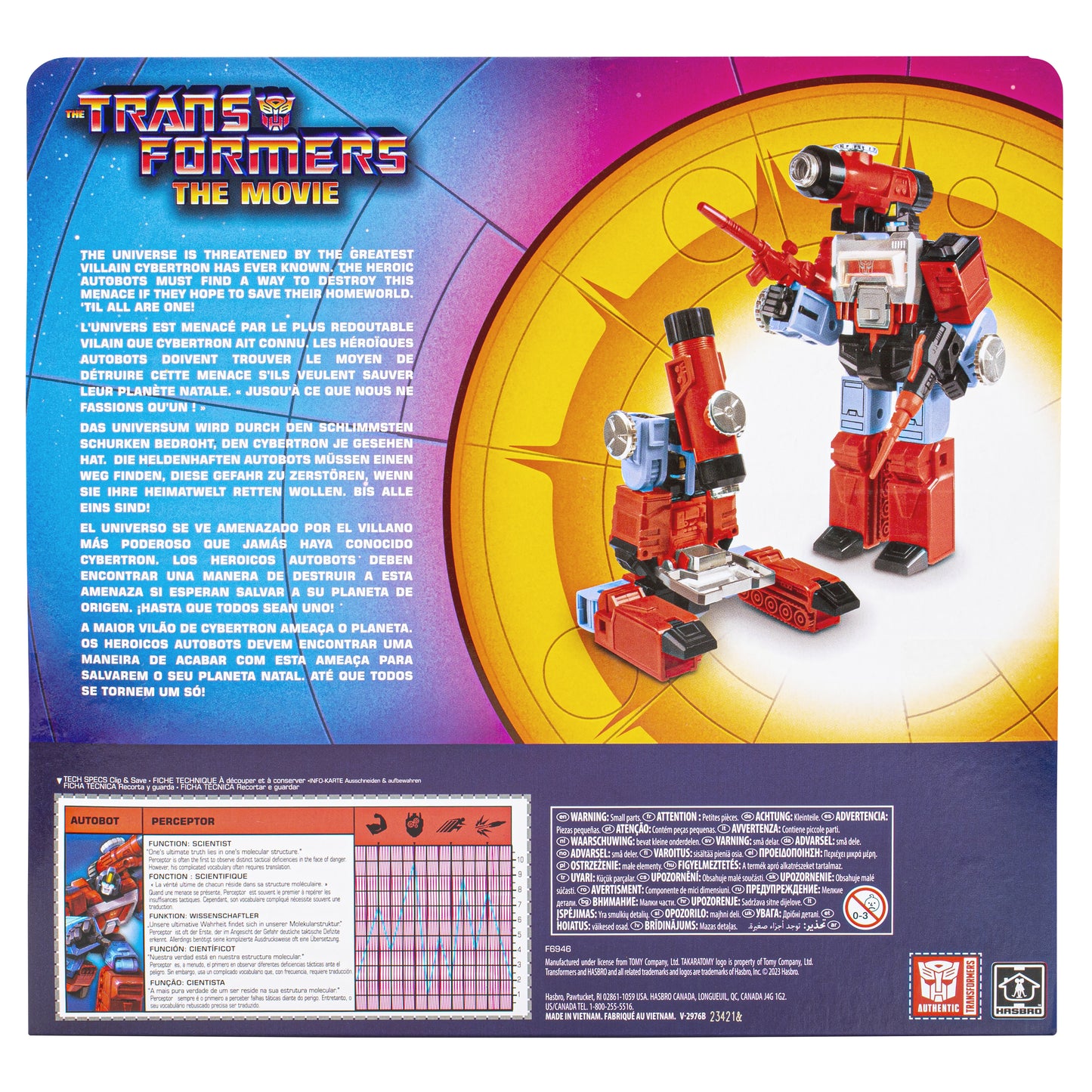 TRANSFORMERS GEN RETRO G1 PERCEPTOR