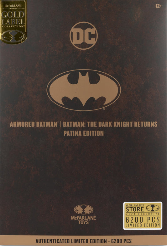 DC MULTIVERSE 7" - ARMORED BATMAN (DARK KNIGHT RETURNS)(PATINA)(GOLD LABEL) LIMITED 6200 PIECES