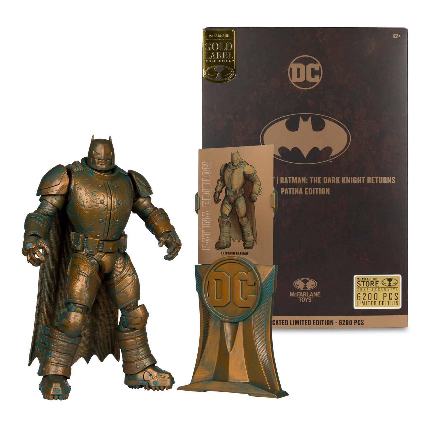 DC MULTIVERSE 7" - ARMORED BATMAN (DARK KNIGHT RETURNS)(PATINA)(GOLD LABEL) LIMITED 6200 PIECES