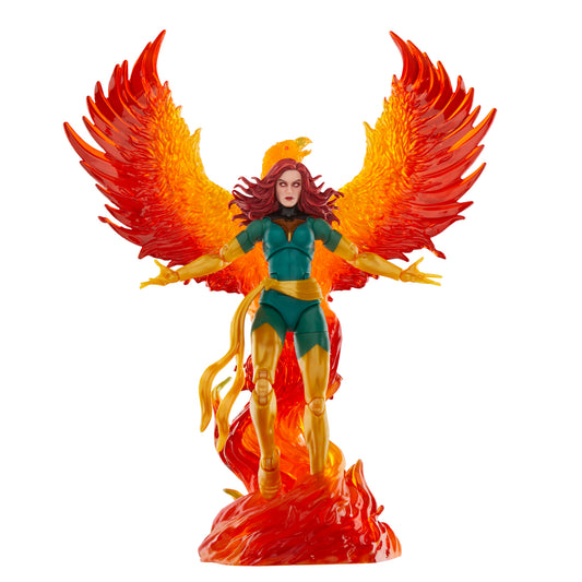 Marvel Legends Series Jean Grey with Phoenix Force Display, Deluxe X-Men Comics Collectible 6-Inch Action Figure