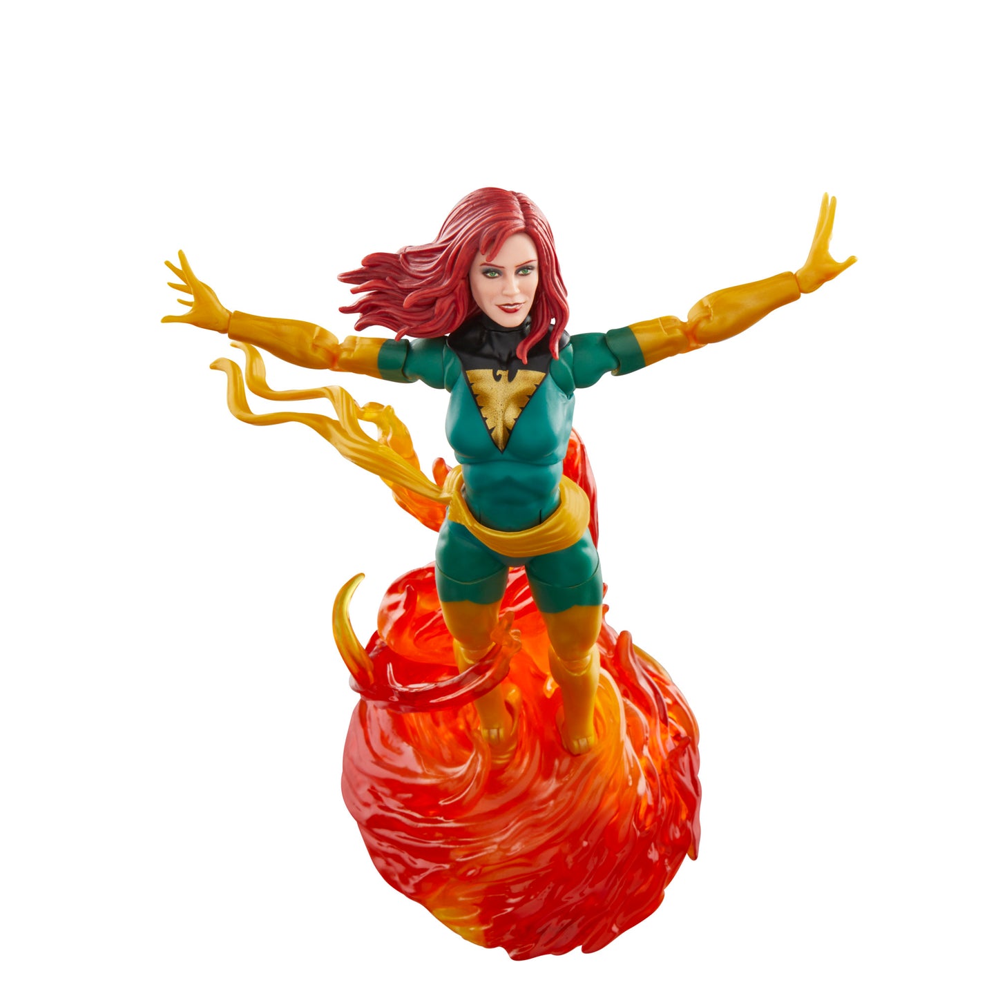 Marvel Legends Series Jean Grey with Phoenix Force Display, Deluxe X-Men Comics Collectible 6-Inch Action Figure