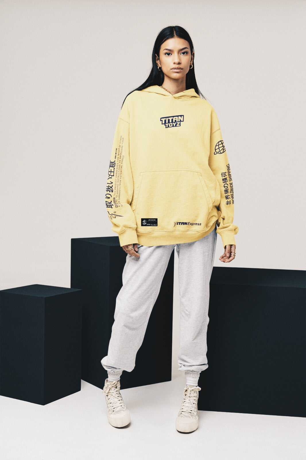 Titan Express Yellow Hoodie